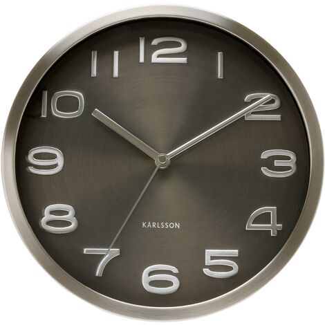 ATMOSPHERA CREATEUR D'INTERIEUR Reloj metálico de Madera Lana D90 cm