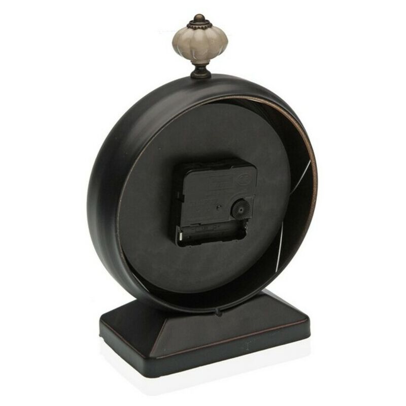 

Reloj de Mesa Negro Metal (8,5 x 23 x 16 cm) - Bigbuy Home