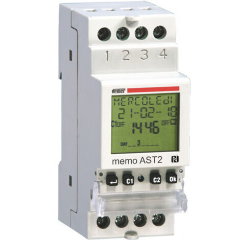 Reloj vemer interruptor horario astronÓmico ve343000