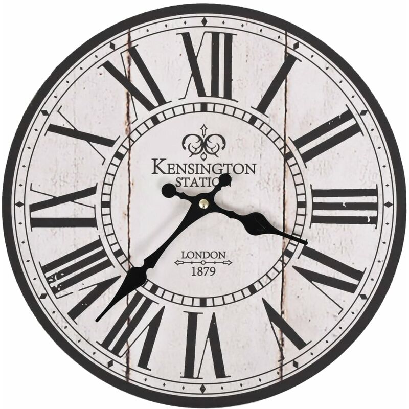 

Reloj vintage de pared London 30 cm - Blanco