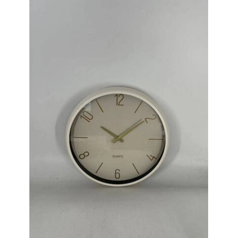 Reloj Yann D38cm blanco - Atmosphera créateur d'intérieur