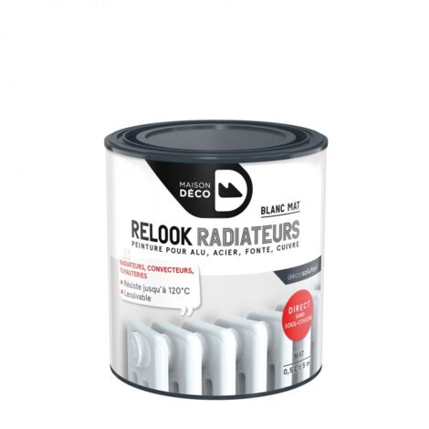 Relook Heizkörperfarbe MAISON DECO Mattweiß 0,5 l MAISON DECO