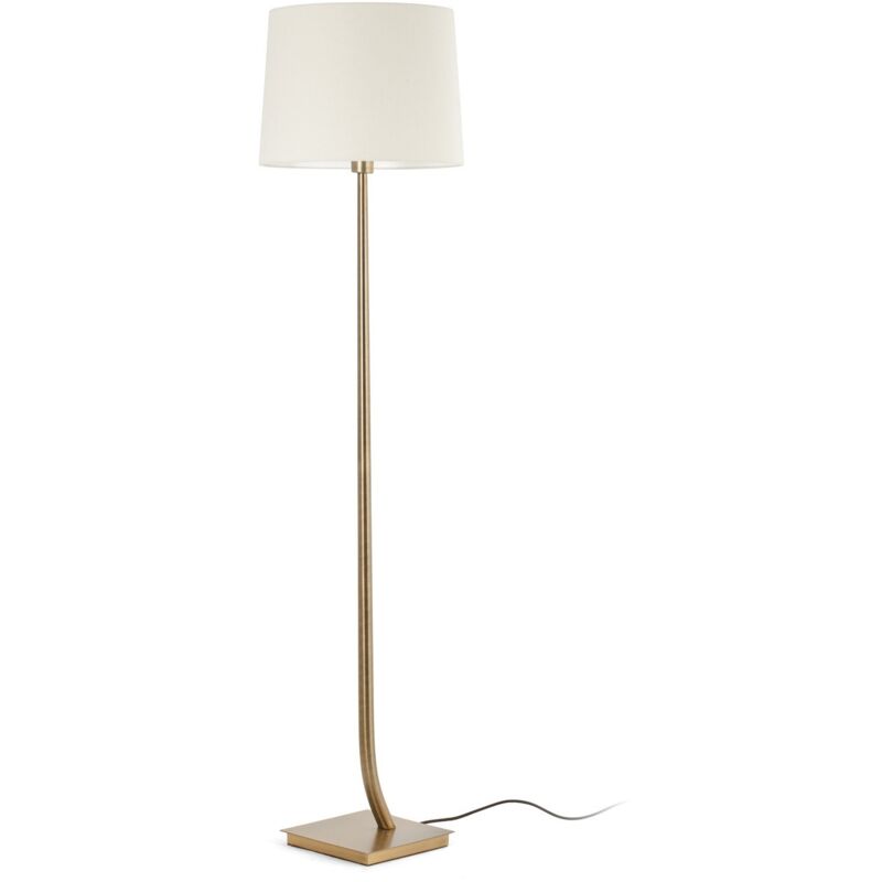 

REM Lámpara de pie bronce/beige - BRONCE SATINADO