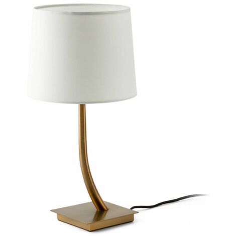 REM Tischlampe bronze/weiß 29685-04