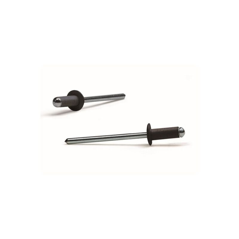

Bralo - Remache 3,2 X 8 Alu/Ac L.Negro 9005 500 Pz