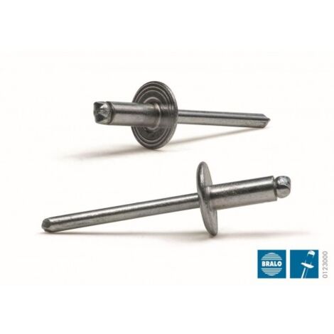 REMACHE 6.4X42 C.19 ACERO/ACERO 100U - BRALO