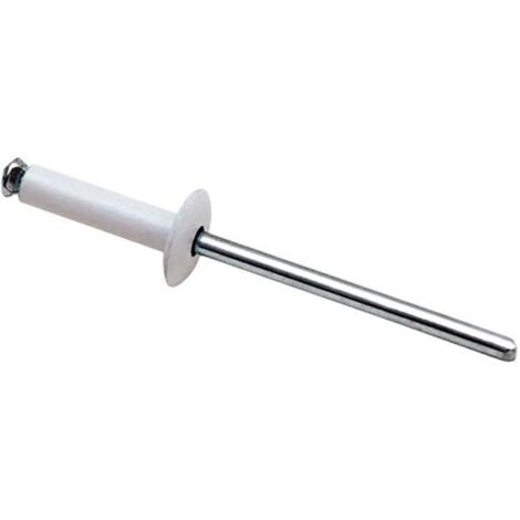 remache aluminio cabeza alomada lacado b largo 10mm ø rosca chapa 4mm