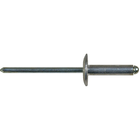 Remache de aluminio ala ancha - 4,8x16 mm - 250 Uds.