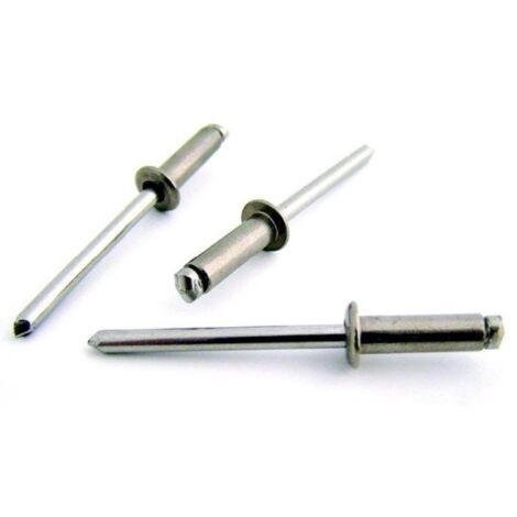 Remache Fij 3,2X8Mm C/Alom Inox 304 Bralo 500 Pz