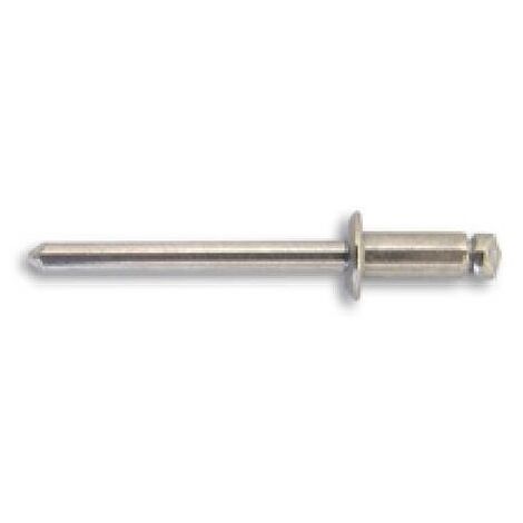Remache Fijacion 4X10Mm Cabeza Alomada Acero Cincado Bralo 500 Pz