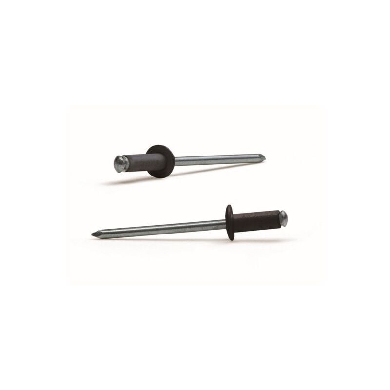 

Bralo - Remache Flor 4,0 X 12 Alu/Ac L. Negro 9005 500 Pz