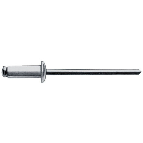 Remache Vastago De Mandril D X L 6,4 X 12 Mm Acero 25 250 Pz