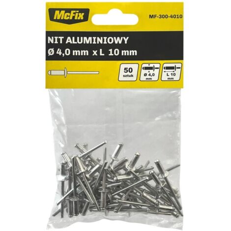 Remaches de aluminio OP-50 PCS 4.010MM - MF-300-4010