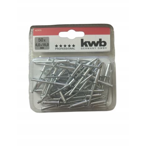 REMACHES KWB 4X16mm 50 PIEZAS 407476