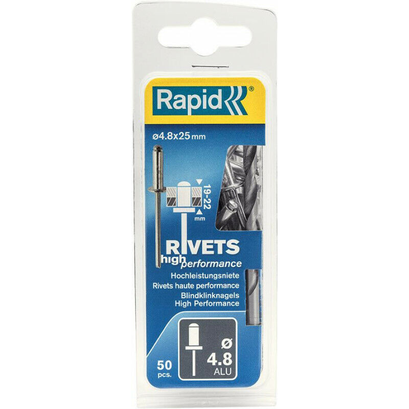 

Remaches Universal Ř 48 X 25 Mm Incl. Perforar 50 Unidades Blister Rápida