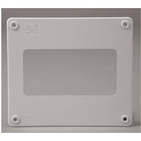 Remate ex/aire pared rectangular 150x75mm ign/aut pp bl sist