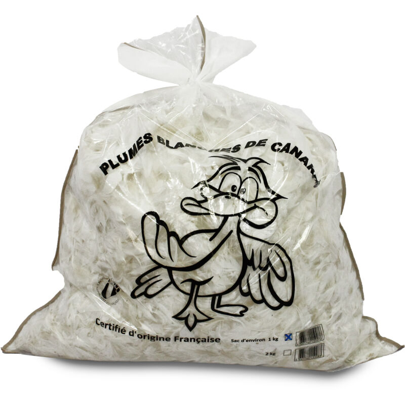 Linnea - Rembourrage 85 % plumes de canards 15% duvet sac 1 kg