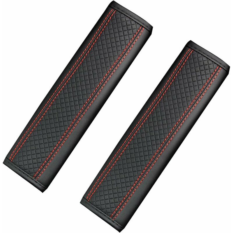 Rembourrage de Ceinture de Sécurité,2 Pièces Voiture Ceinture de Sécurité,Coussin Ceinture de Sécurité Amovible,Auto Confort Pads,pour Adultes et