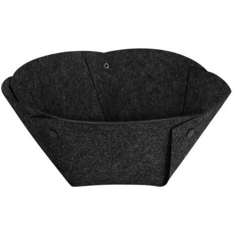 Rembourrage en tissu demi-rond pour pot de fleurs, réutilisable, 30,5 cm