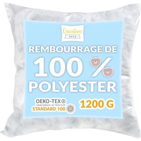 Rembourrage Polyester Oreiller Peluche Coussin 1200g