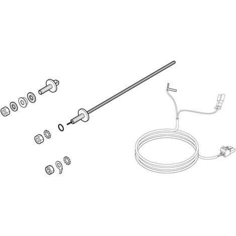 Remeha Femdstromanoden-Set Thermischer Ablaufsicherung EC431, für Diematic 3