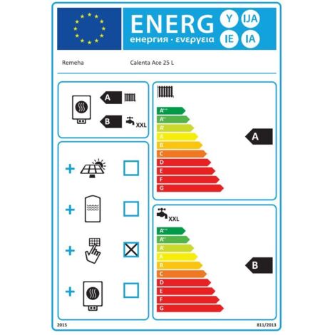 Remeha Gas-Brennwert-Kombiheizkessel Calenta Ace 25 L, 25kW