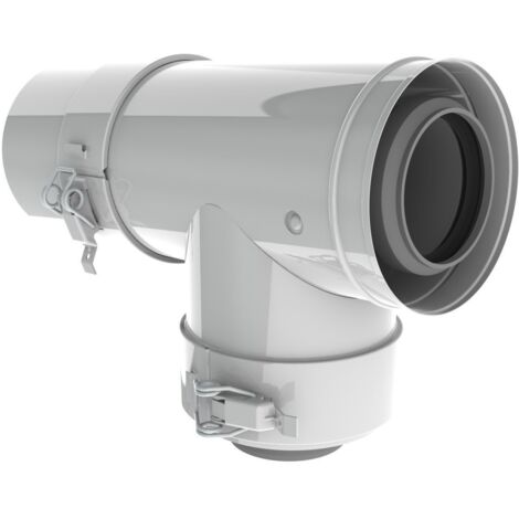 Remeha T-Stück mit Abdichtdeckel PPS DN 80/125