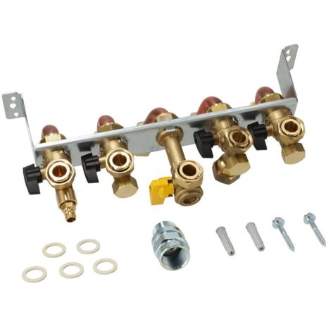 Remeha Vormontagebügel mit Absperrarmaturen Tzerra Ace -Matic 15 DS 25 DS