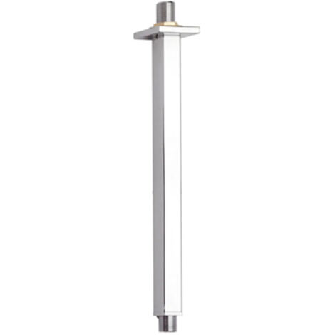 Remer - Braccio Doccia A Soffitto 50 Cm Quadro In Ottone Cromato