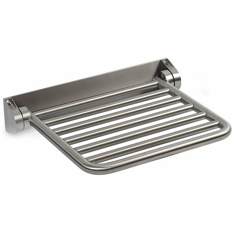 Reming Sanitari in acciaio inox - Sedile doccia ribaltabile, acciaio inox spazzolato ALT3