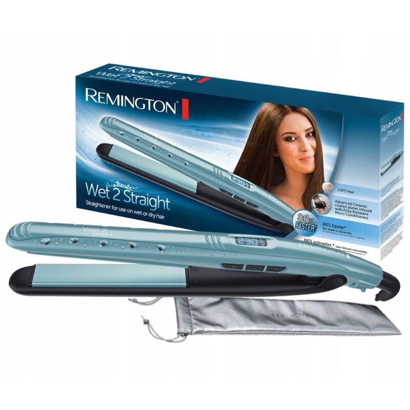 Remington S7300 Haarglätter Keramikdampfkanäle Haarpro