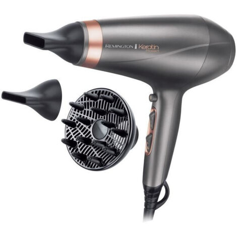 Remington AC8820 Seche-Cheveux 2200W Professionnel Keratin Protect, Soin Kératine et Huile d'Amande