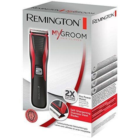 Remington HC5100 Hair Clipper with Self-Sharpening Stainless Steel Blades and 12 Length Settings - MyGroom Electric Hair Trimmer for Men