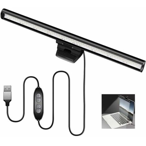 Remise barre de lampe de moniteur d'ordinateur portable, lampe d'écran LED, pas d'éblouissement ou de scintillement, lumière alimentée par USB, économiser de l'espace, utilisation à la maison/b