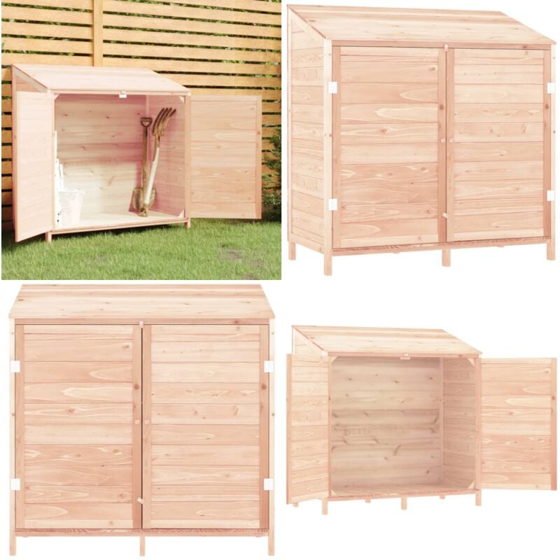 Vidaxl - Remise de jardin 102x52x112 cm Bois de sapin solide - Abris De Jardin - Abri De Jardin Bois - Remise De Jardin - Cabane De Jardin