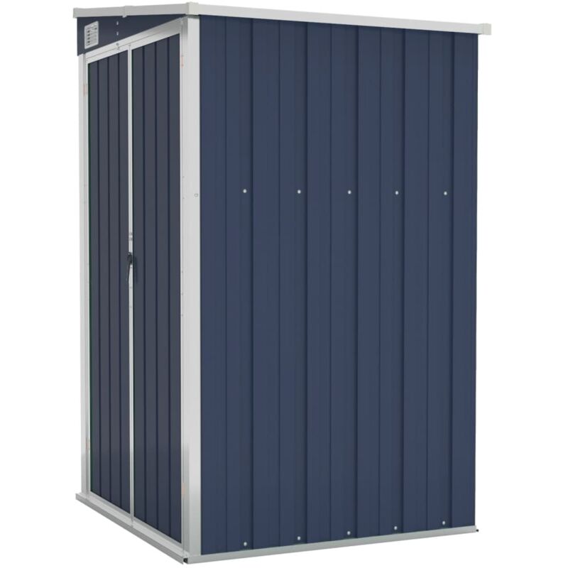 Remise de jardin murale Anthracite 118x100x178 cm Acier