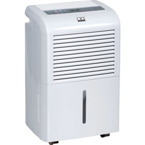 Remko – Déshumidificateur d'air mobile 32,9L/jour – Débit 320 m³/h – Capacité 6,5L – Fonctionnement continu 24h – Pour espaces confinés