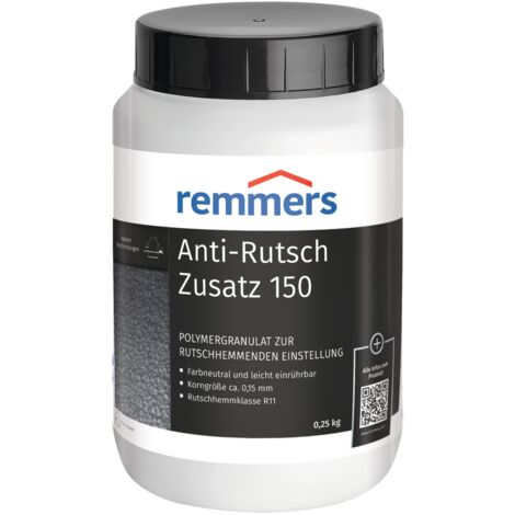 Remmers Anti-Rutsch-Zusatz 150, farbneutral, 0,25 Kilogramm, Farbzusatz, Rutschemmungsklasse R11, farbneutral, leicht einrührbar