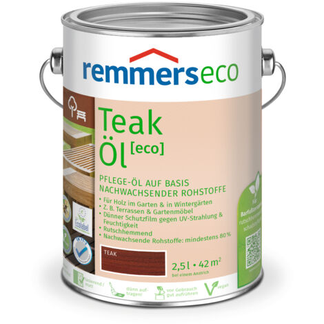 REMMERS GMBH Lärchen-Öl [eco], 5 Liter, nachhaltiges Lärchenöl, aussen und innen, optimal für Lärche Gartenmöbel oder Lärche Holzterrassen, ökologisch