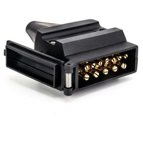 Remolque 12 - Conector plano para remolque, conector de alimentación para accesorios de autocaravanas