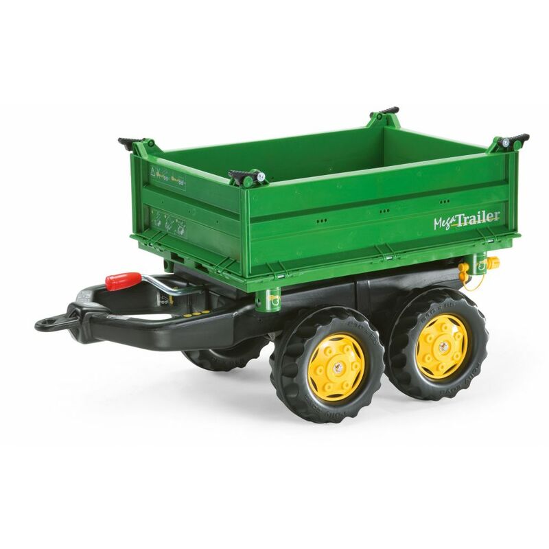 

Rolly Toys - Remolque Verde Con Llantas Amarillas