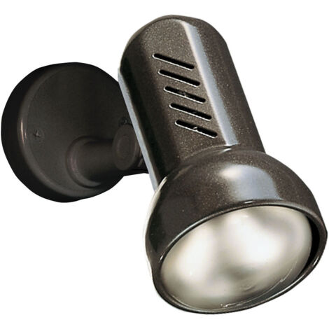 REMORA Spot sur patère E27 100W max orientable graphite Lpe non incl. ARIC 0601