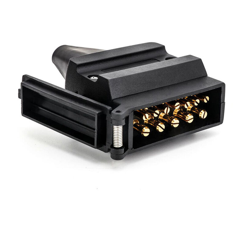 Remorque 12 - Core remorque fiche plate, connecteur de remorque connexion d'alimentation camping - car accessoires