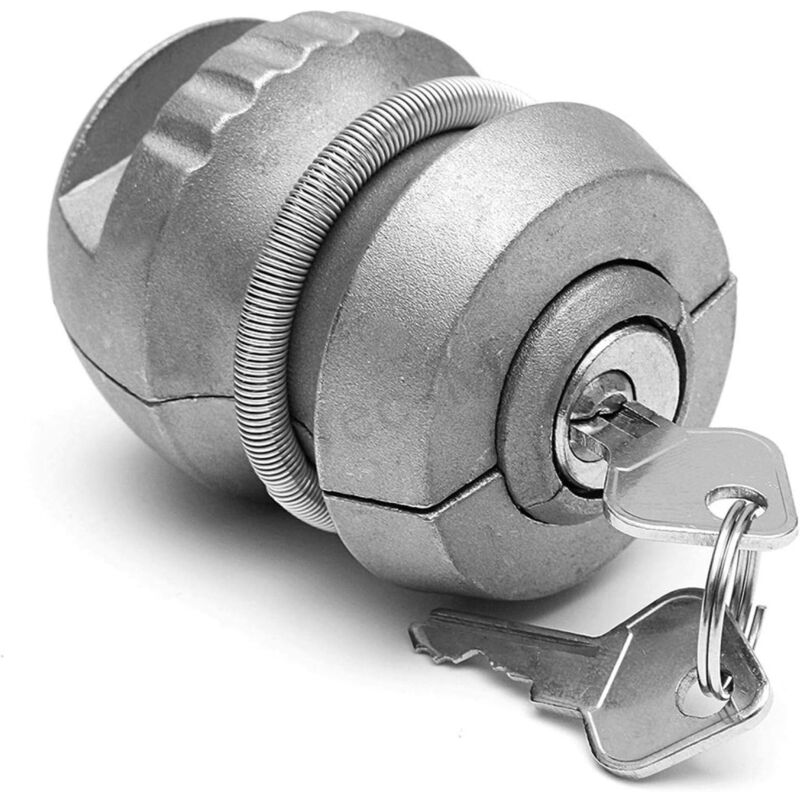 Remorque ball Cover Connector Lock hors route remorque petite remorque accessoires connecteur argent 50mm