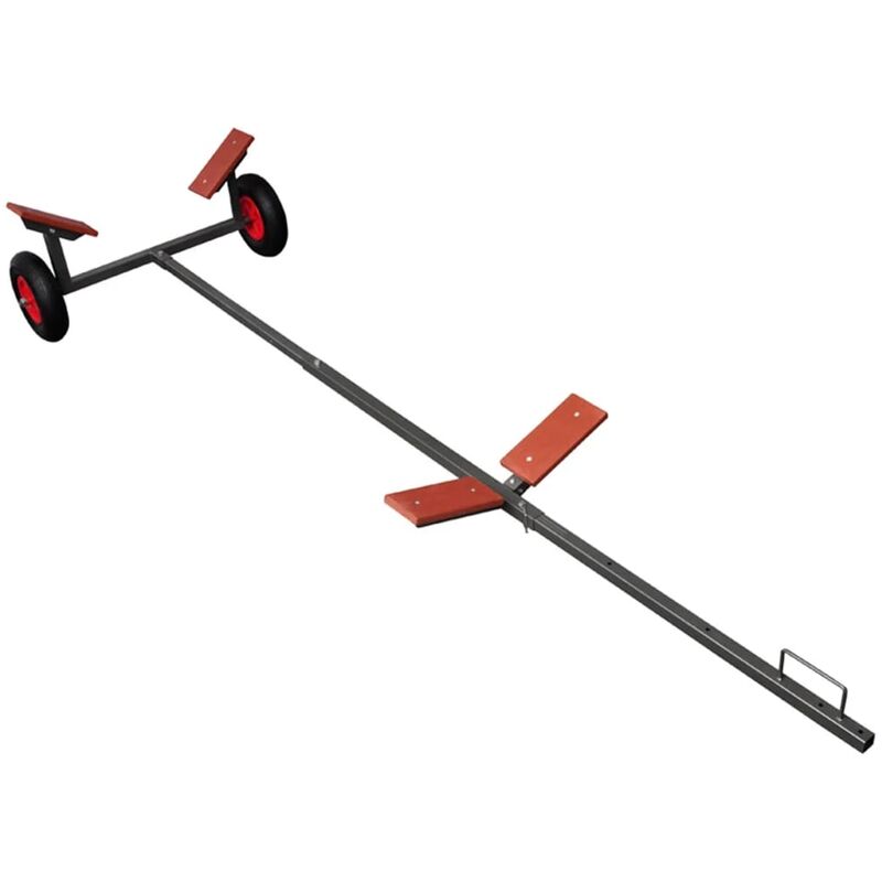 Inlife Remorque chariot de mise à l'eau 320 cm charge 160 kg max - 0