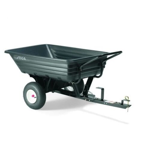 Remorque en plastique pour tracteur de pelouse ORIGINAL STIGA capacité 180 litres
