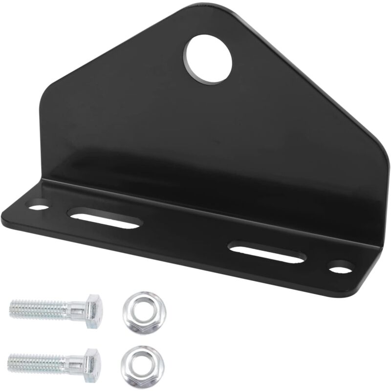 Remorque Robuste Acier pour Tondeuse pour Remorque avec Accessoires Inclus Plaque Pliée