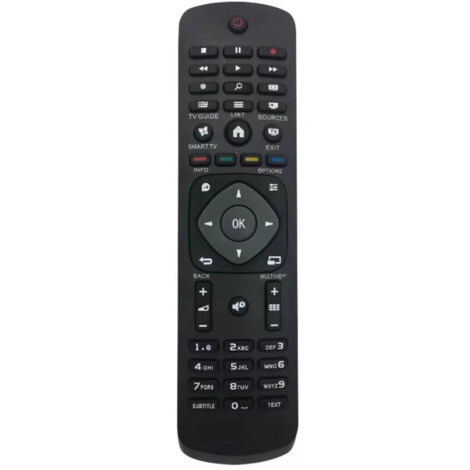 Remote control for Philips, Universal Replacement Remote Control for Philips Smart LCD LED TVs, Stable Performance, 185cm