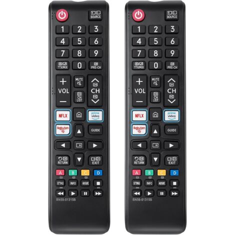 Remote control for Samsung Smart TV, Universal remote control for Samsung TV (2 Pack)