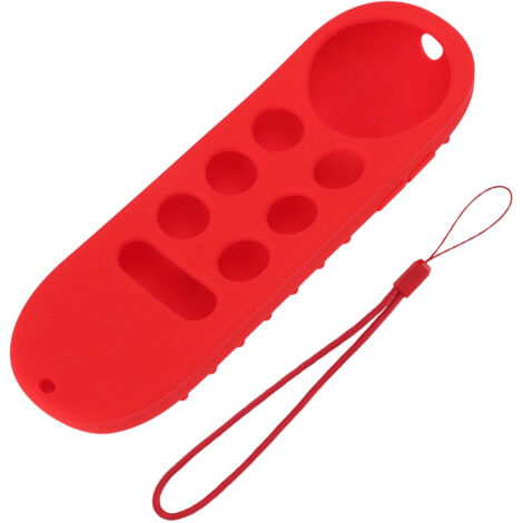 Remote Control Protective Cover Silicone Case for Chromecast with Google TV Remote Controller Red